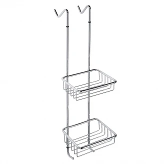 Dubbel Hängande <strong>Line</strong>  Duschkorg Krom Blank